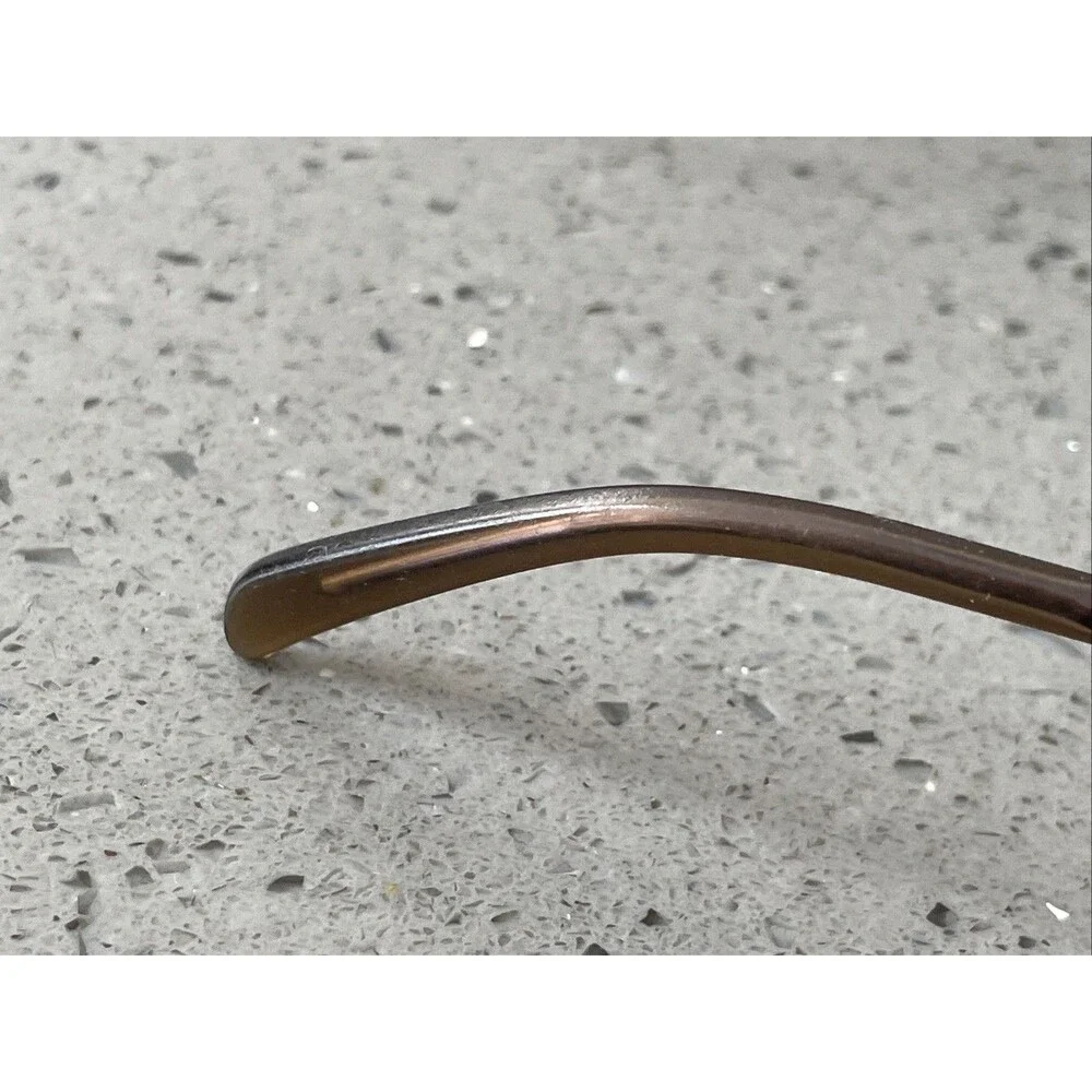 Rampage R174 BRN 51-17-135 Bronze Metal Half Rim Eyeglasses Frames ONLY